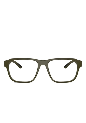Prada Linea Rossa square-frame glasses - Green
