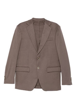MARSEM notched-lapel single-breasted blazer - Brown