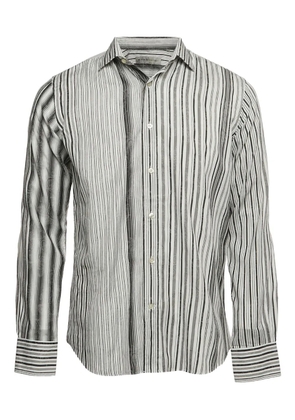 Etro Pre-Owned striped shirt - Grey
