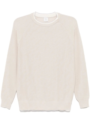 Eleventy crew neck jumper - Neutrals