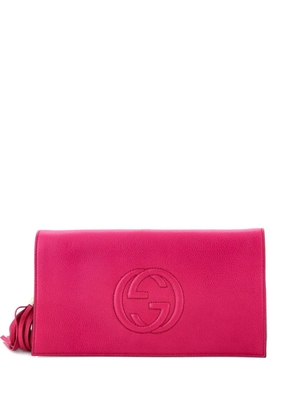 Gucci Pre-Owned Soho Leather clutch bag - Pink