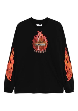 Doublet 1/F Fucuation-lenticular printed T-shirt - Black