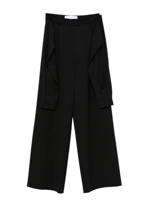 MEDEEA layered-design trousers - Brown