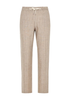Barba striped trousers - Neutrals