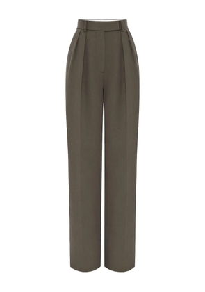 Alex Perry pleated trousers - Green
