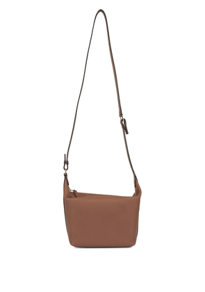 Valextra mini Mochi zip-up shoulder bag - Brown