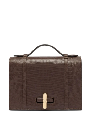 Malone Souliers May embossed leather bag - Brown