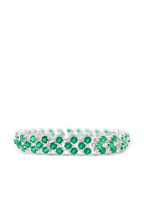 HYT Jewelry emerald and diamond bracelet - Silver