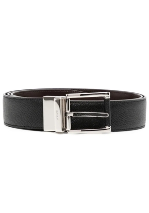Bally leather buckle belt - Black