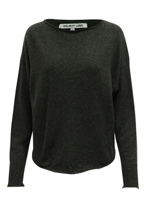 Helmut Lang Pre-Owned boat-neck ribbed-cuff sweater - Grey