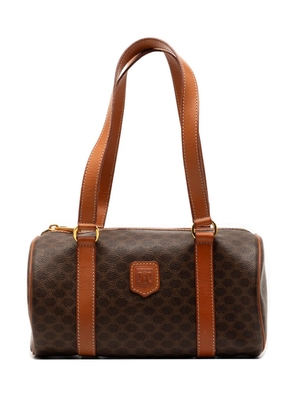 Celine Pre-Owned 1994 Macadam Coated Canvas shoulder bag - Brown