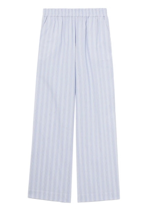 REMAIN striped wide-leg trousers - Blue