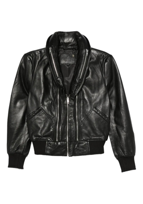 R13 double-zip jacket - Black