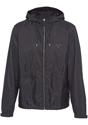 Prada Re-Nylon hooded jacket - Black