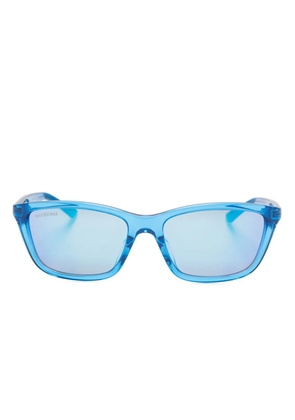 Balenciaga Eyewear rectangle-frame sunglasses - Blue