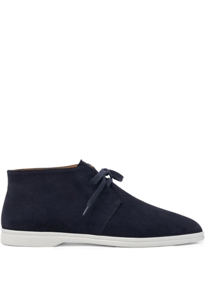 Scarosso suede hi-top sneakers - Blue