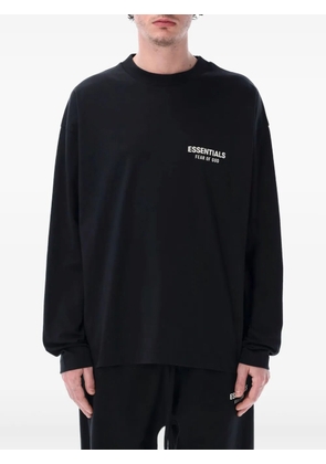 FEAR OF GOD ESSENTIALS Essentials logo-print long-sleeve T-shirt - Black