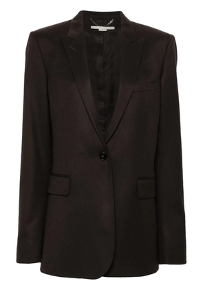 Stella McCartney single-breasted wool blazer - Brown