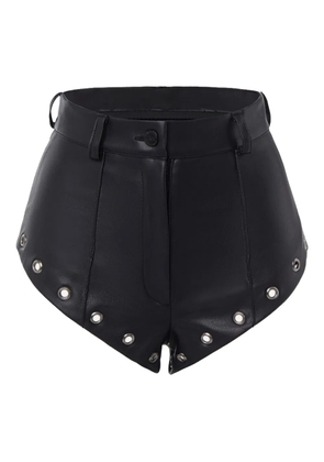 Lika lace-up eyelet shorts - Black