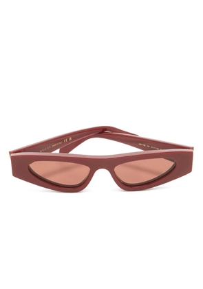 Gucci Pre-Owned cat eye-frame sunglasses - Red