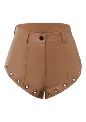 Lika lace-up eyelet shorts - Neutrals