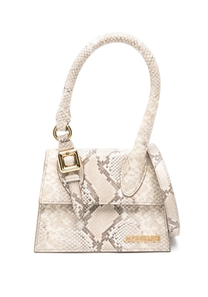 Jacquemus Le Chiquito Moyen Boucle tote bag - Neutrals