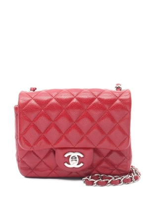 CHANEL Pre-Owned 2012 mini Matelasse Chain shoulder bag - Red