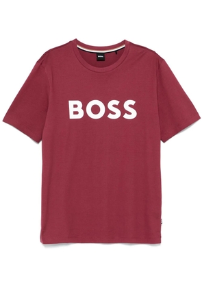 BOSS logo-print T-shirt - Red