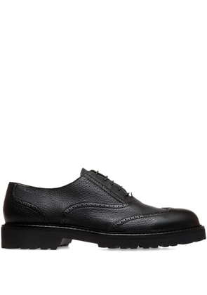 Bally grained-leather lace-up Oxford shoes - Black