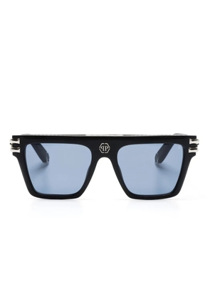Philipp Plein Eyewear rectangle-frame sunglasses - Black