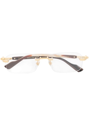 Gucci Eyewear rimless optical glasses - Brown