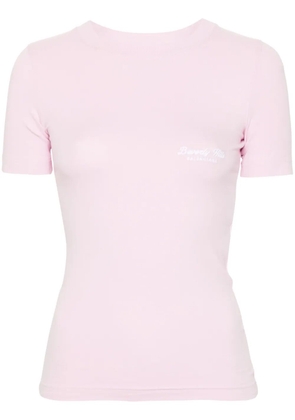 Balenciaga Beverly Hills embroidered T-shirt - Pink