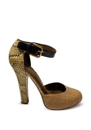 Dolce & Gabbana Pre-Owned animal-effect pumps - Neutrals