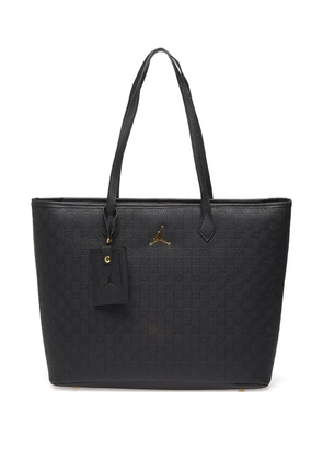 Jordan monogram zip-fastening tote bag - Black