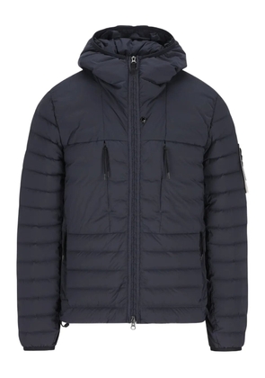 Stone Island hooded seamless down jacket - Black
