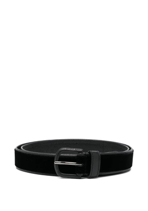 Giorgio Armani velvet belt - Black