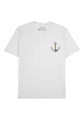 Osklen anchor-print T-shirt - White