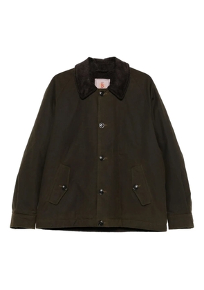 Baracuta corduroy-collar jacket - Brown