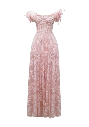 Gemy Maalouf structured underskirt gown - Pink
