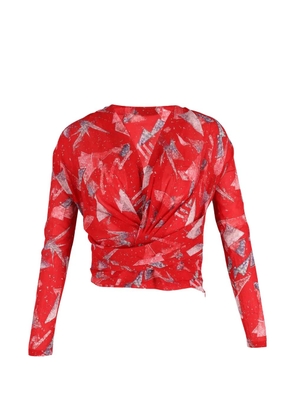 IRO Gabot graphic-print top - Red