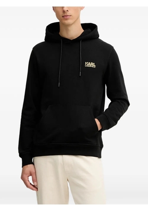 Karl Lagerfeld logo-print hoodie - Black