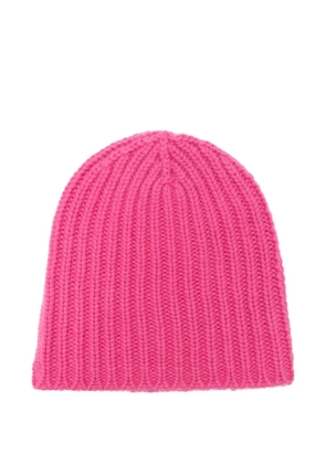 Warm-Me ribbed cashmere hat - Pink