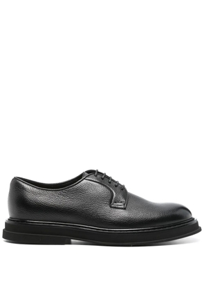 Doucal's leather derby shoes - Black