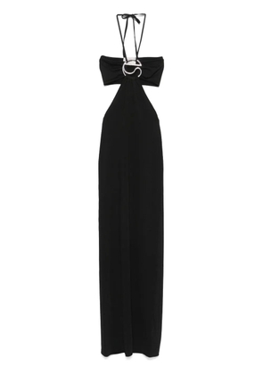 Coperni knitted maxi dress - Black