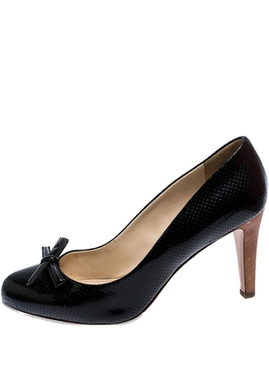 Prada Pre-Owned 2023 90mm bow-embellished pumps - Black