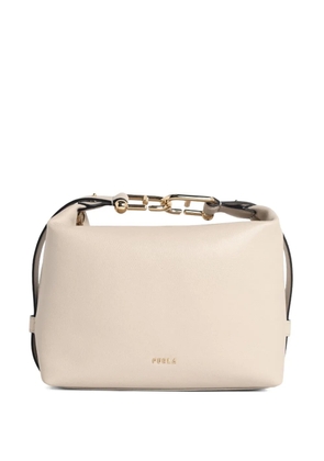 Furla mini Tonie leather shoulder bag - Neutrals