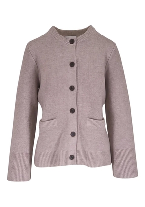 Kinross Cashmere button pocket cardigan - Brown