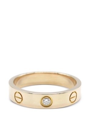 Cartier 2010s 18K pink gold Mini Love diamond ring