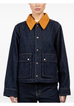 The Great. Swing denim jacket - Blue