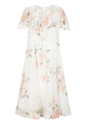 ZIMMERMANN Liftoff Flower midi dress - Neutrals